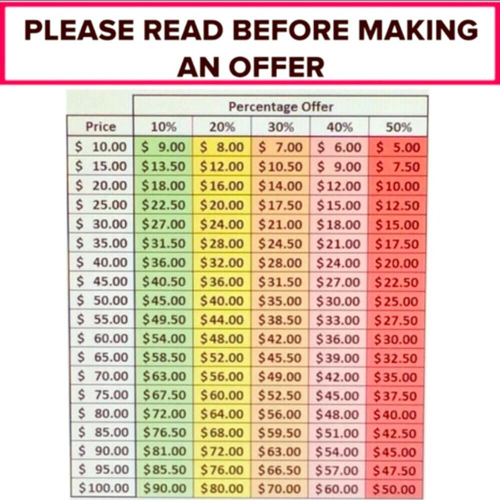 Taking offers